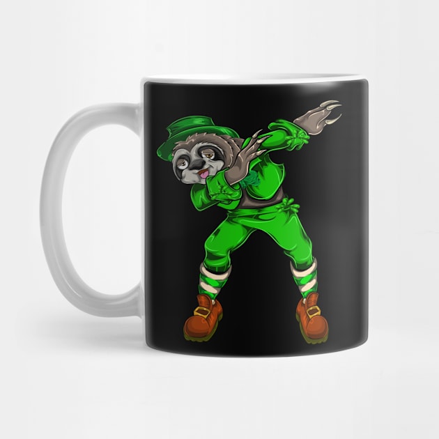 Sloth Dabbing Green St Patricks Day by ShirtsShirtsndmoreShirts